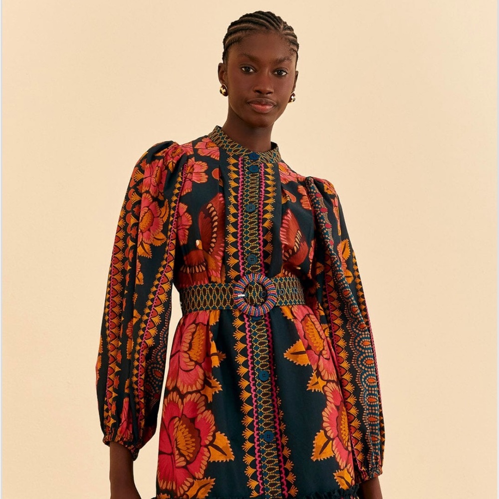 NWT Teal Ainika Sparkle Puff Sleeve Mini Dress size medium